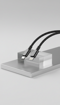Onyx black USB-C to lightning cable